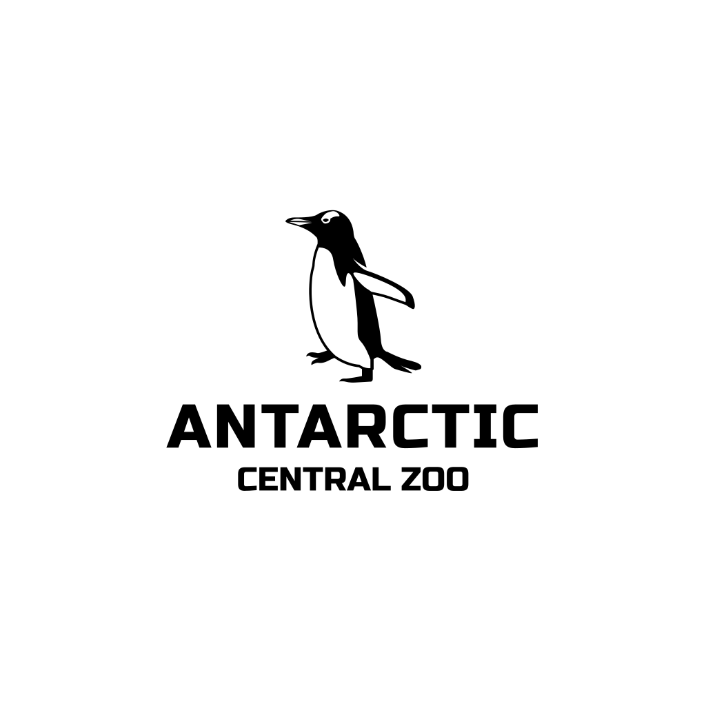 Пингвин Зоопарк Логотип