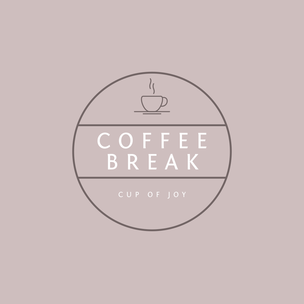 Cup of Coffee Circle logo Cup of Coffee Circle logo