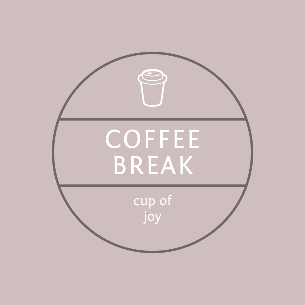 Чашка Кофе Круг Логотип