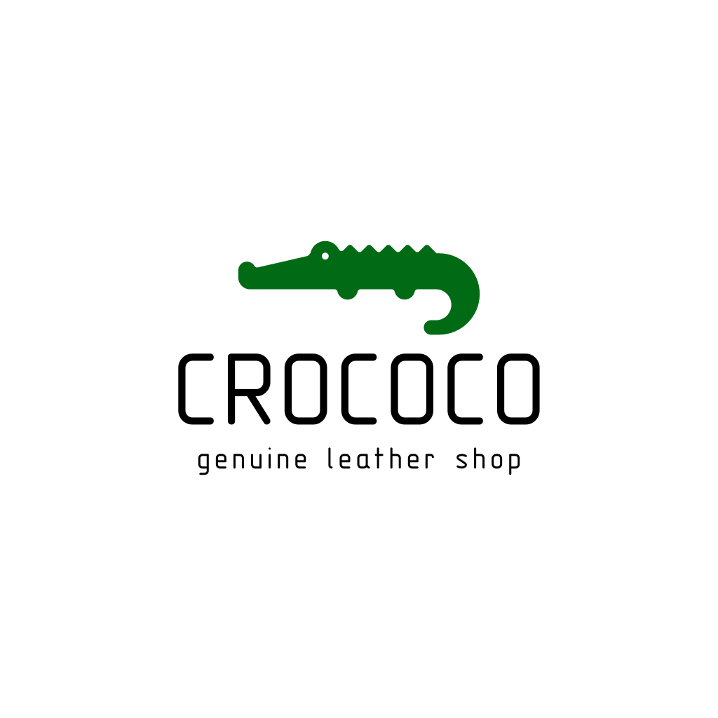 Logo Illustration Alligator