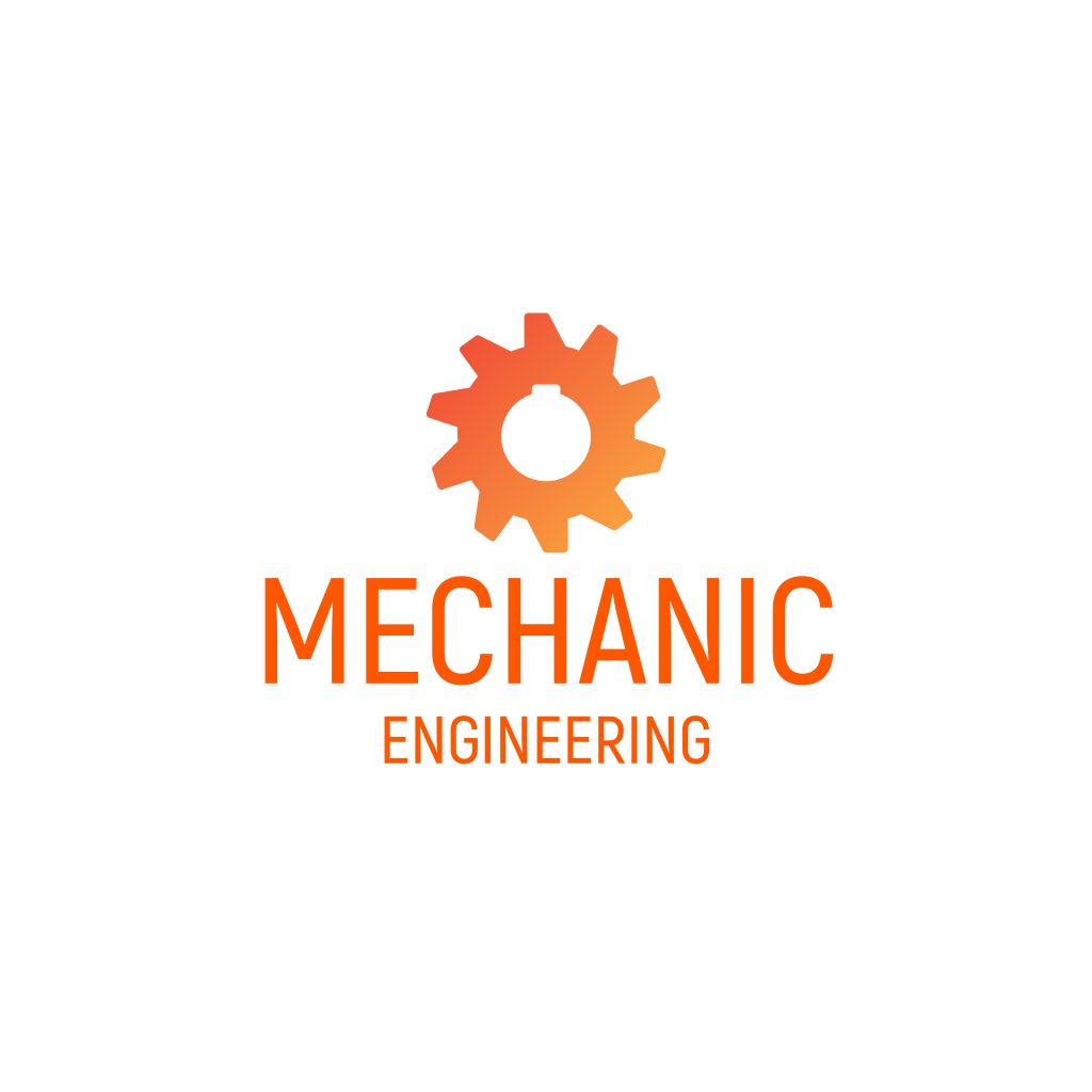 Logotipo Da Engenharia Mecânica Da Engrenagem