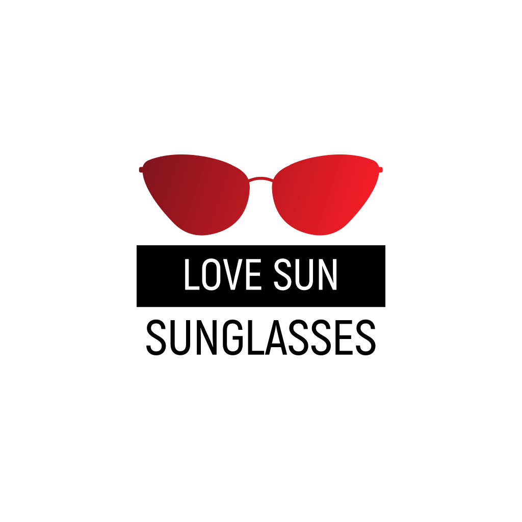 Logotipo Gradiente De Óculos De Sol