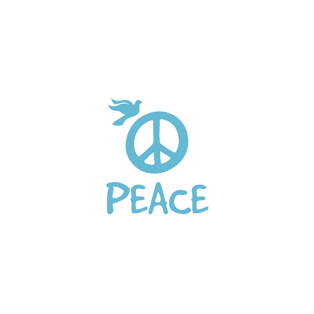 Logotipo Do Sinal Da Paz