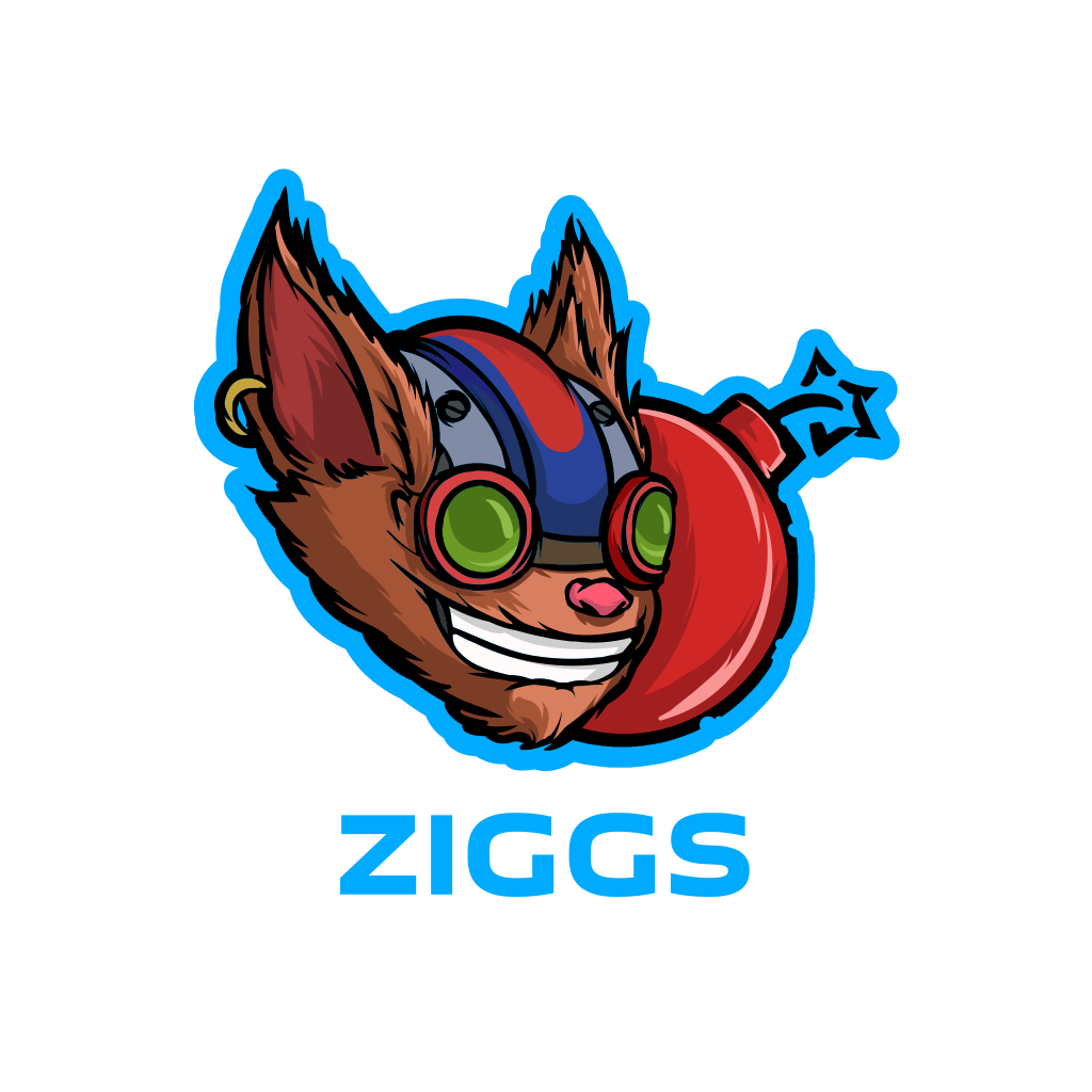 Ziggs Игровой Логотип
