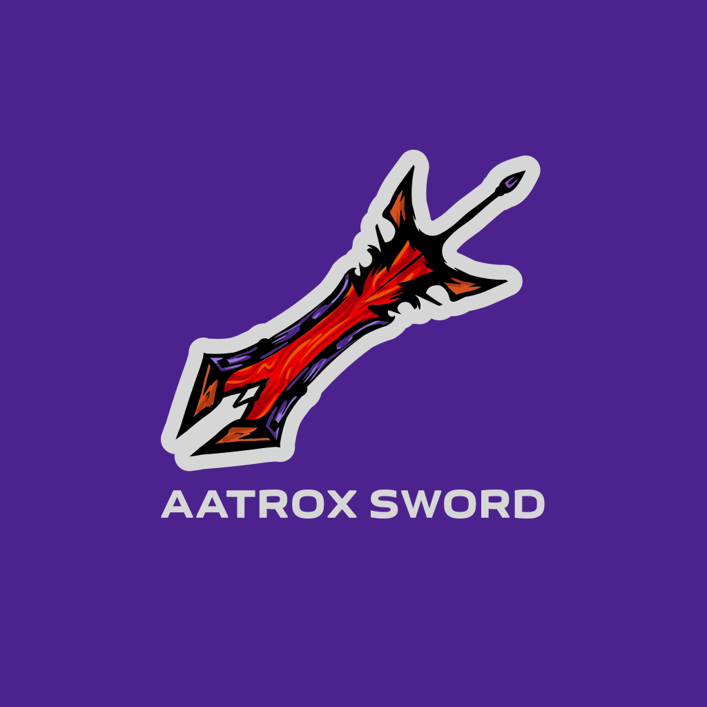 Aatrox Sword Logo - Turbologo Logo Maker