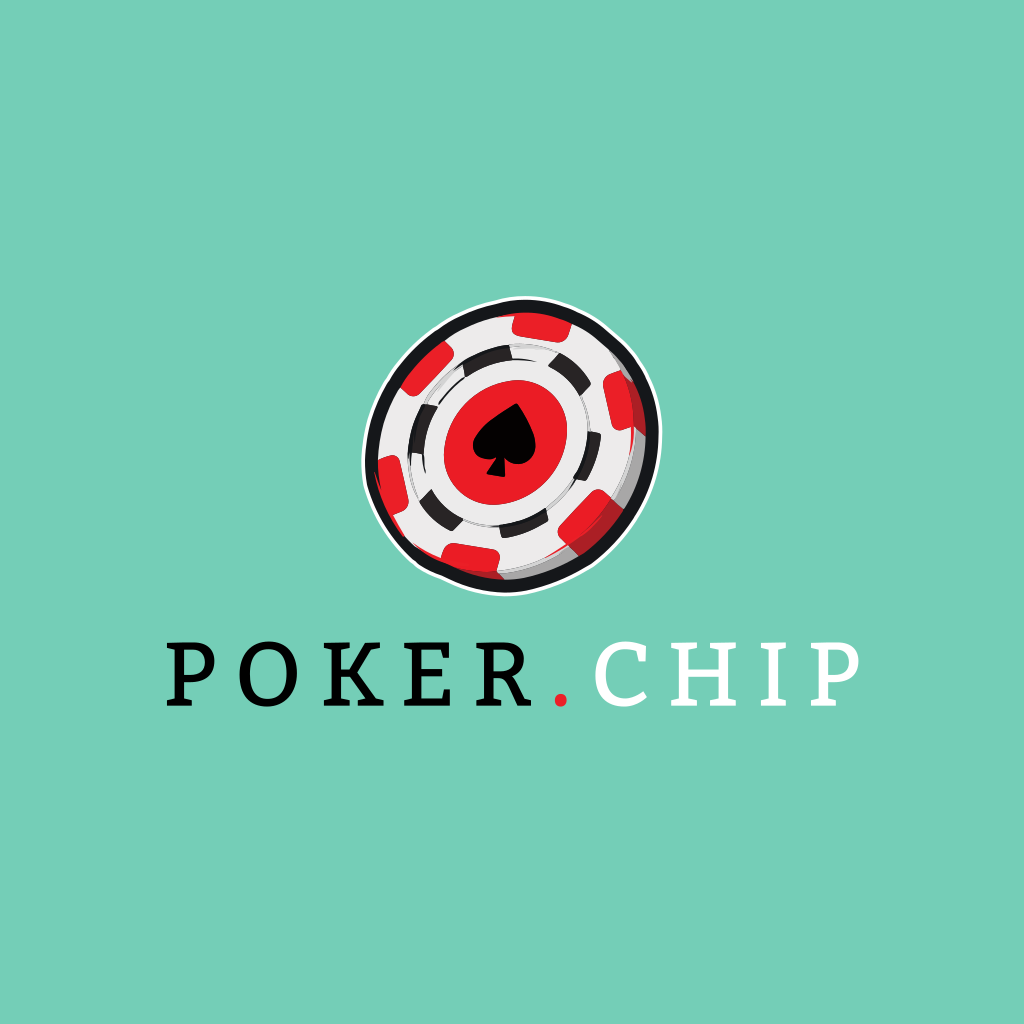Jogando Peça Logotipo De Pôquer