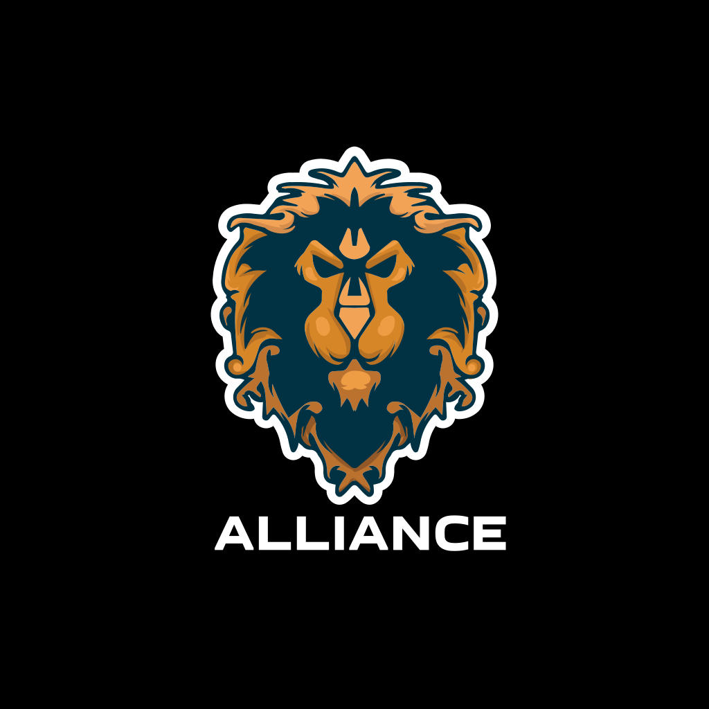 Лев Warcraft Логотип