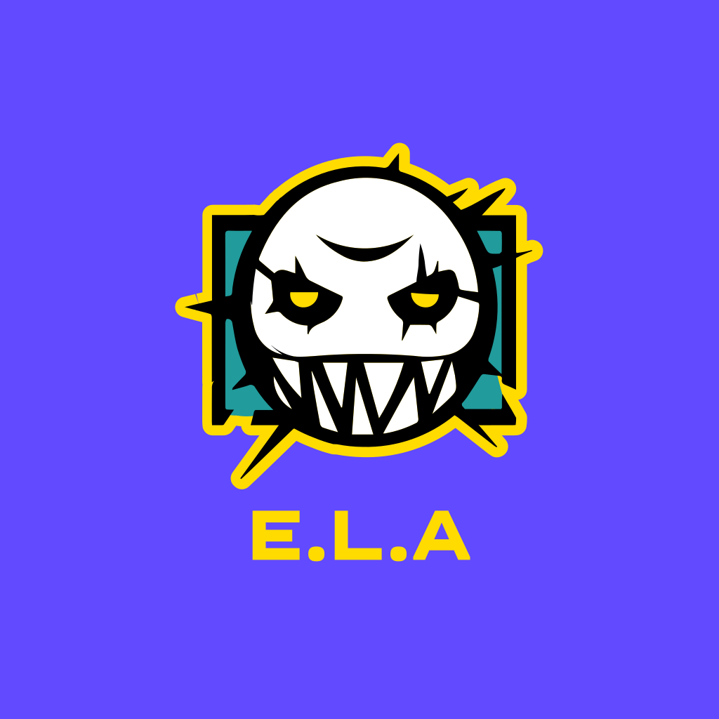 Страшный Смайлик Игровой Логотип