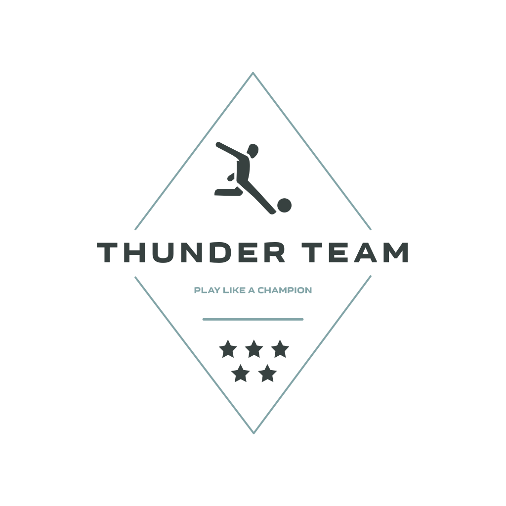 Footballer & Ball logo Footballer & Ball logo