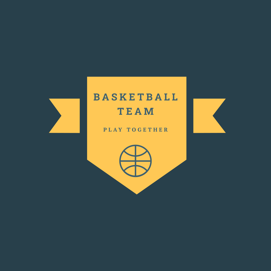 Basketball Yellow logo Basketball Yellow logo