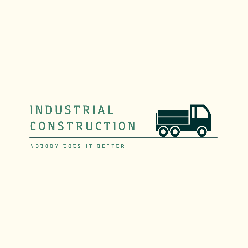 Logotipo De Construção Industrial