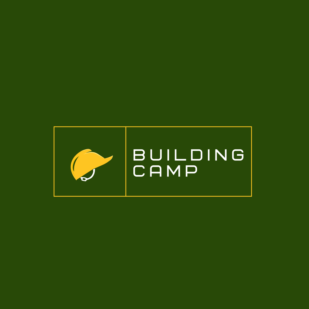 Construction Helmet Rectangle logo Construction Helmet Rectangle logo