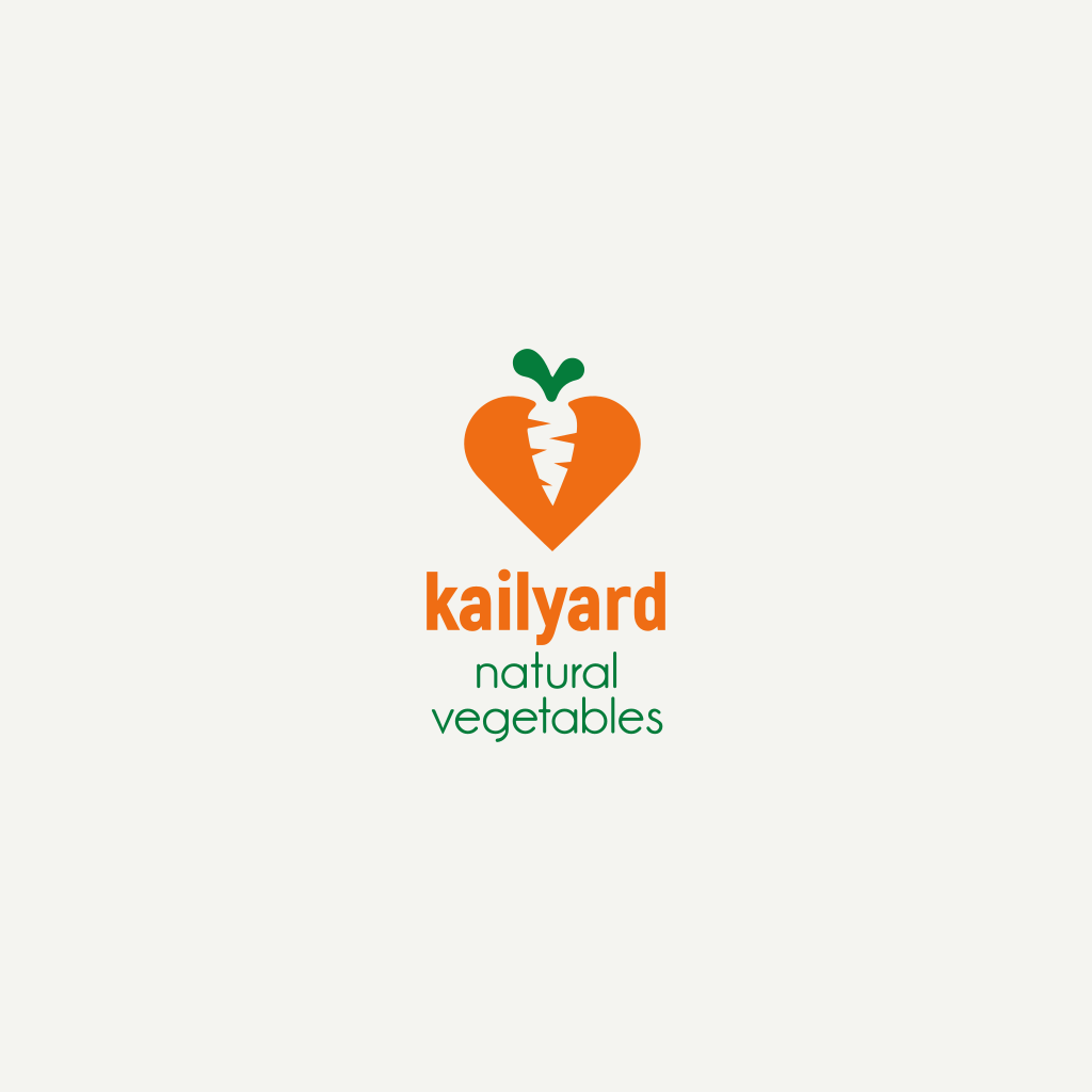 Carrot and Heart logo Carrot and Heart logo