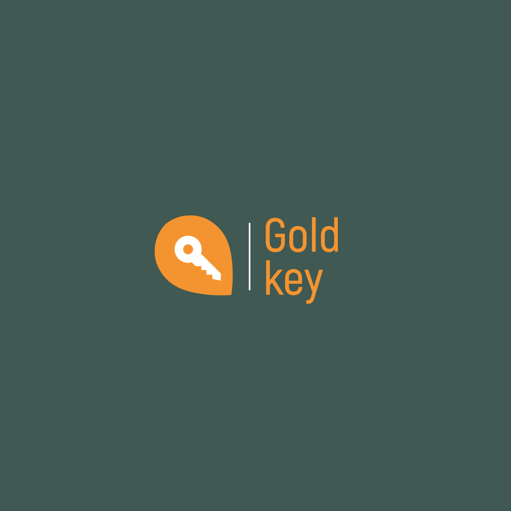Key Geolocation icon logo