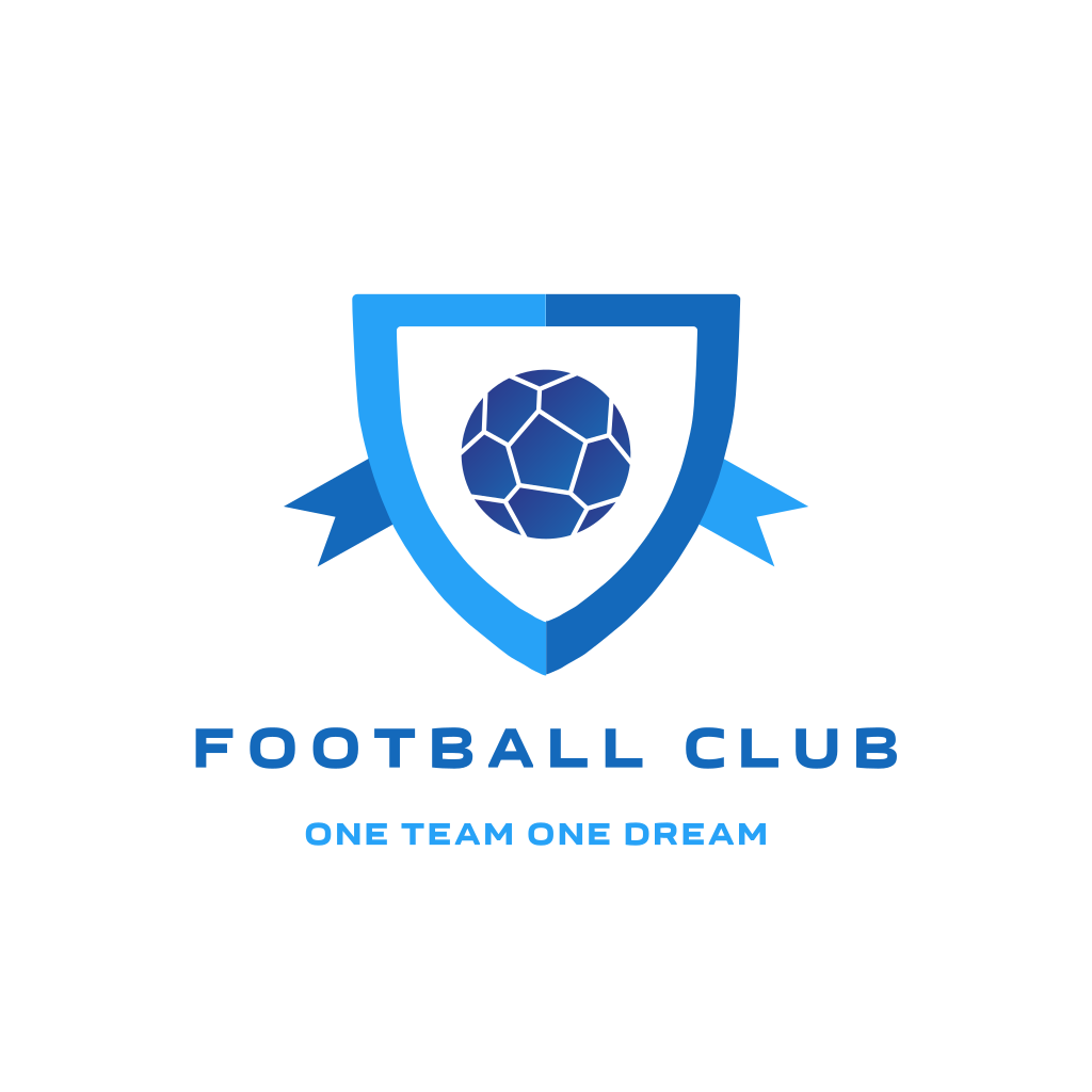 Escudo E Logotipo Da Bola Azul