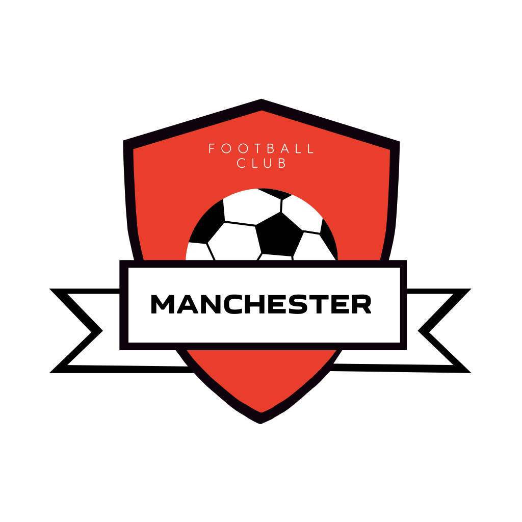 Escudo Vermelho E Logotipo Da Bola