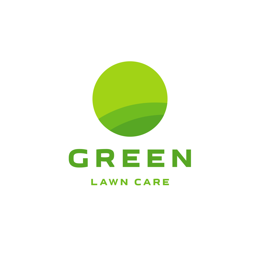 Зеленый Круг Газон Логотип