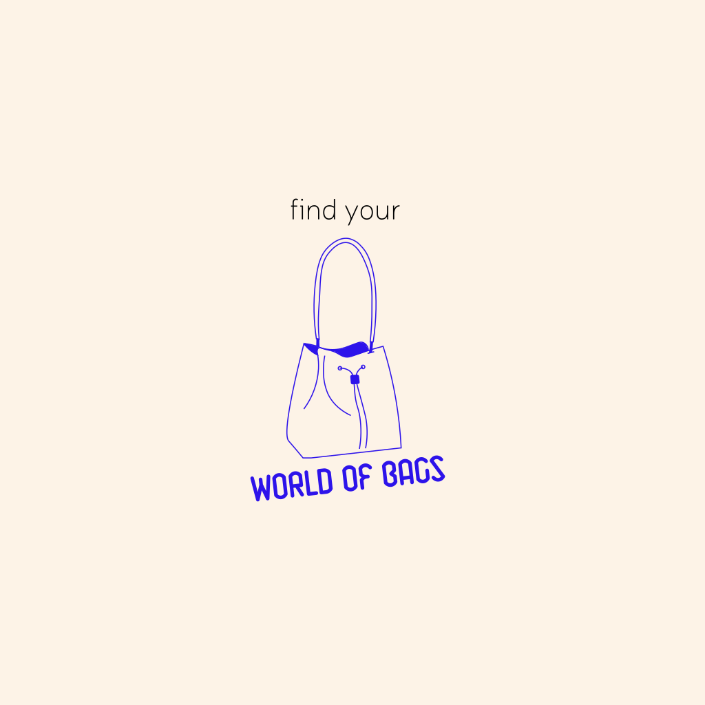 Purple Bag Drawing logo