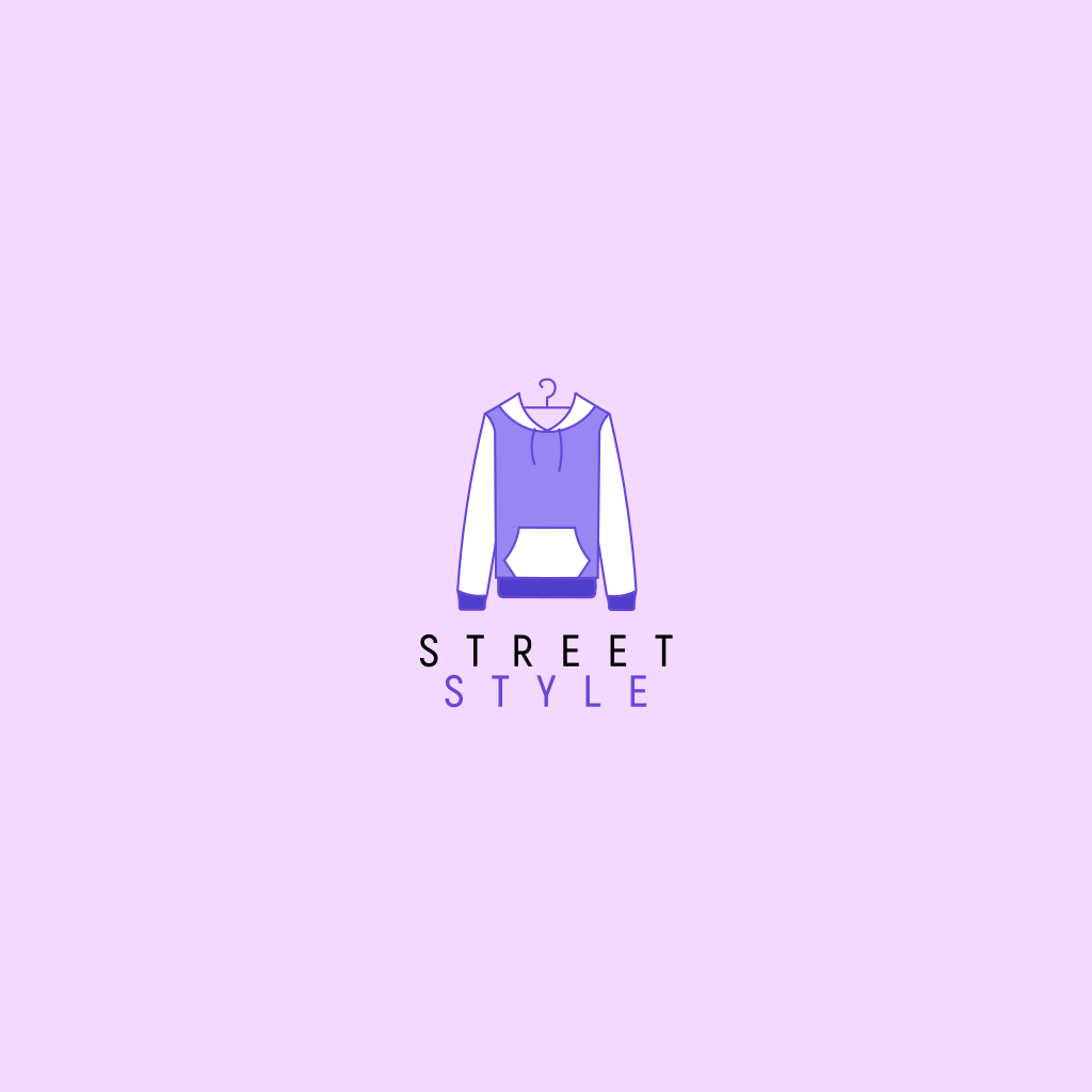 Фиолетовый Свитшот С Логотипом