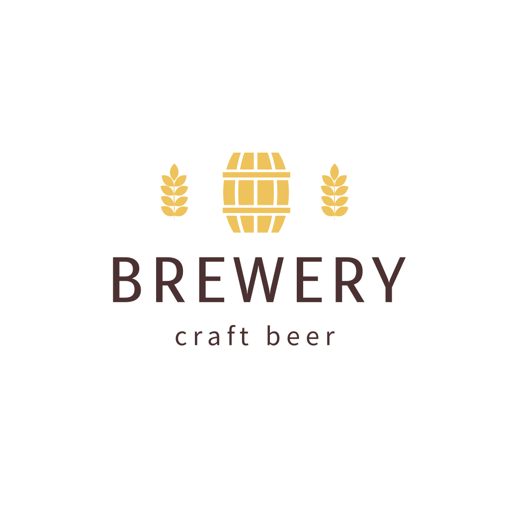 Logotipo Do Barril De Cerveja