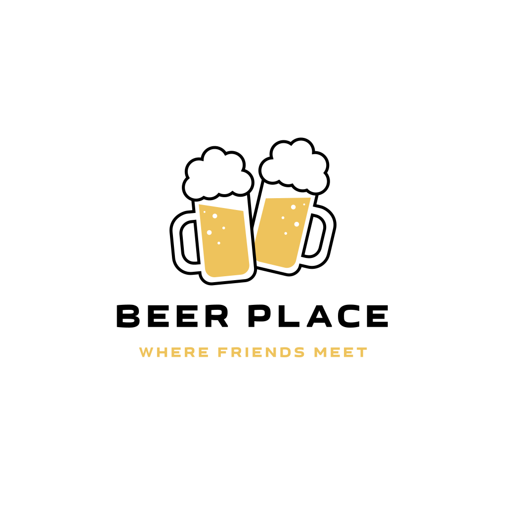 Tazas De Cerveza Logo