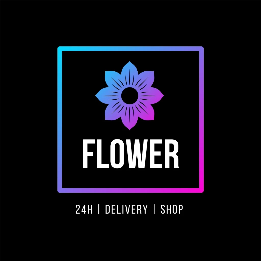 Gradient Flower logo