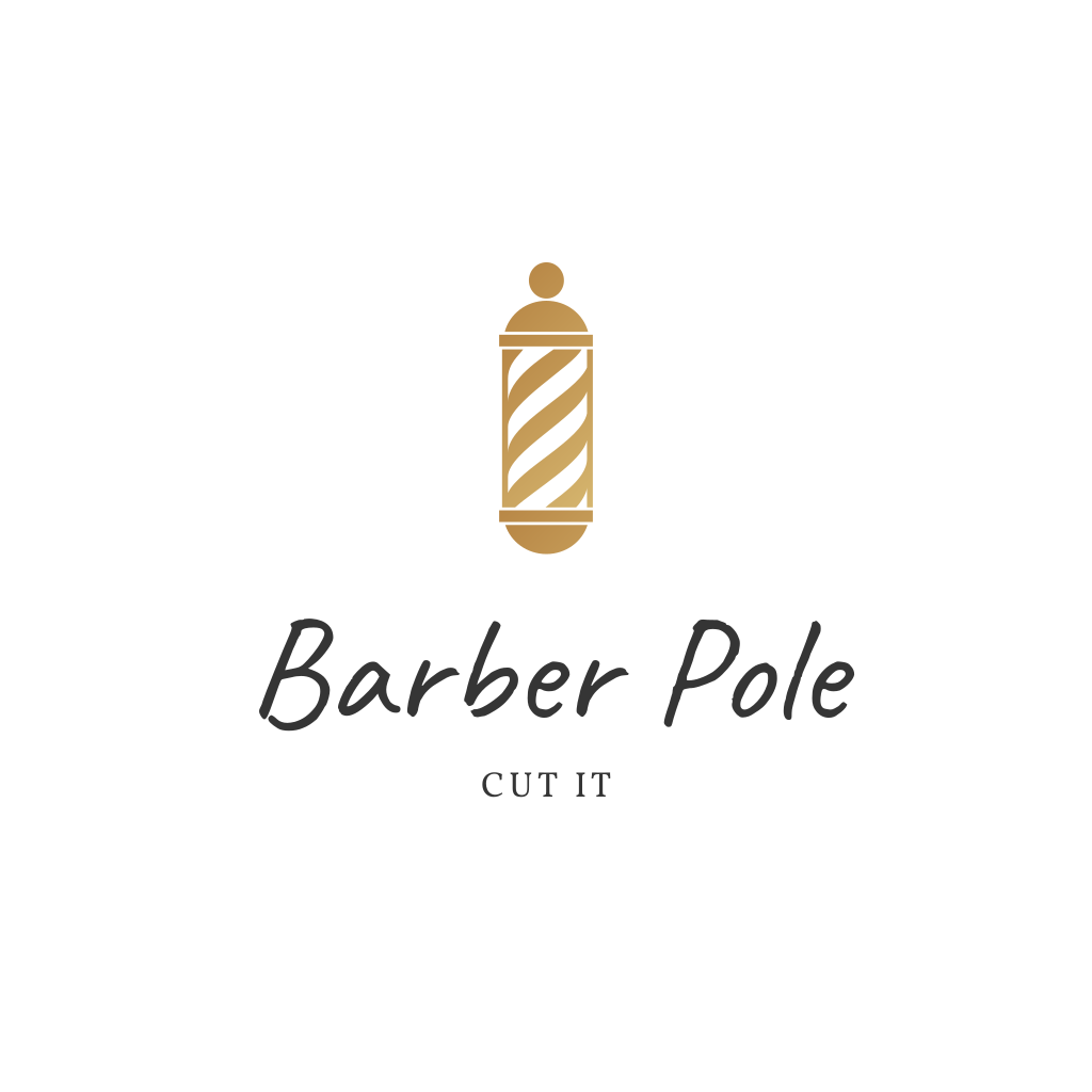 Logotipo Do Barber Pole Salon