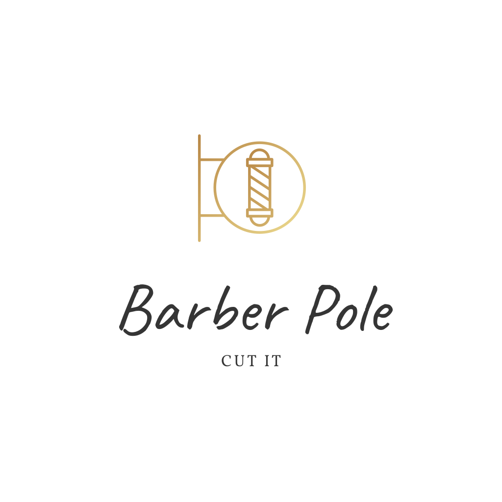 Logotipo Do Barber Pole Salon