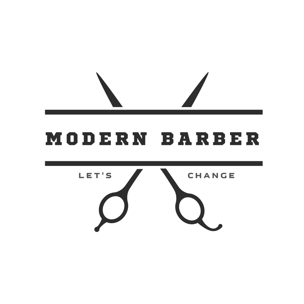 Hairdresser's scissors logo