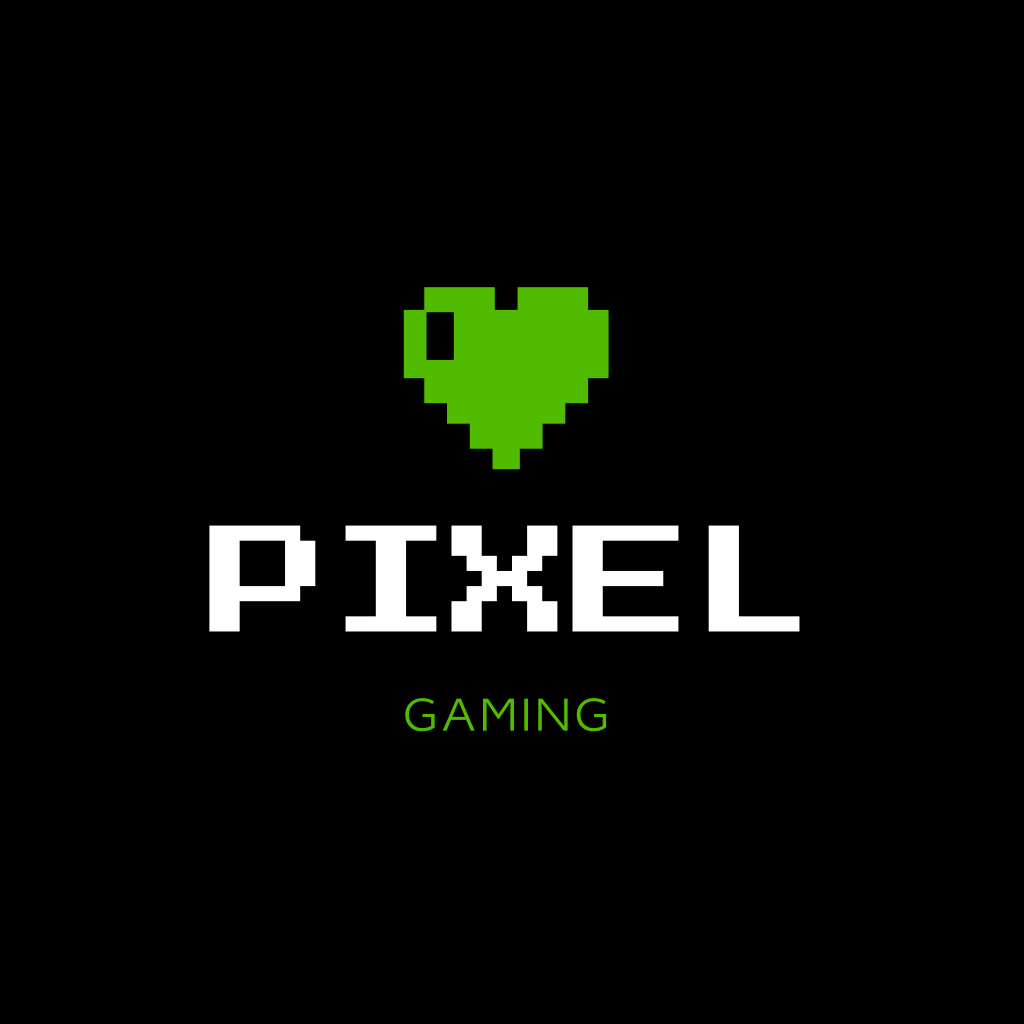 Logo D'art Pixel Coeur Vert
