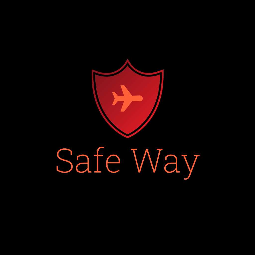 Plane & Red Shield logo Plane & Red Shield logo