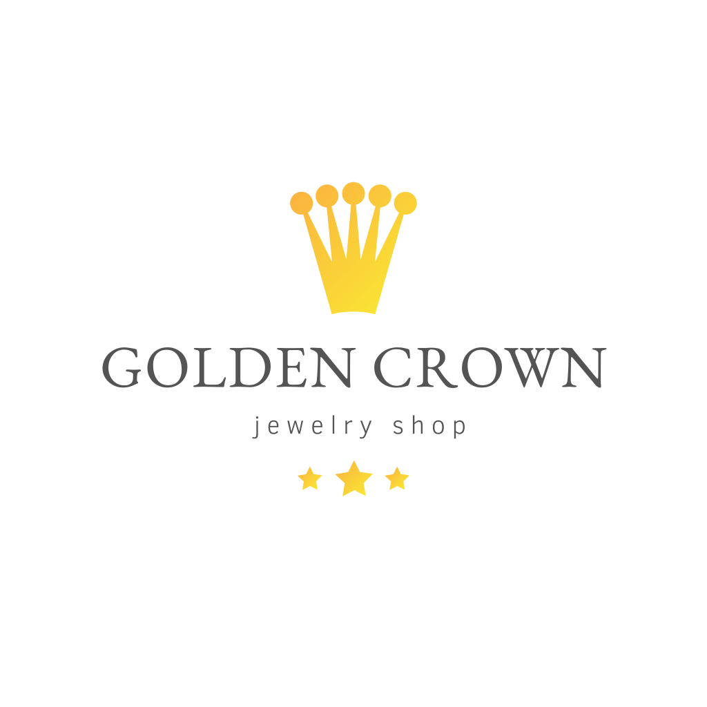 Golden Crown Illustration logo