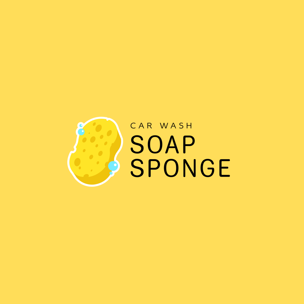 Soap Sponge Yellow logo Soap Sponge Yellow logo