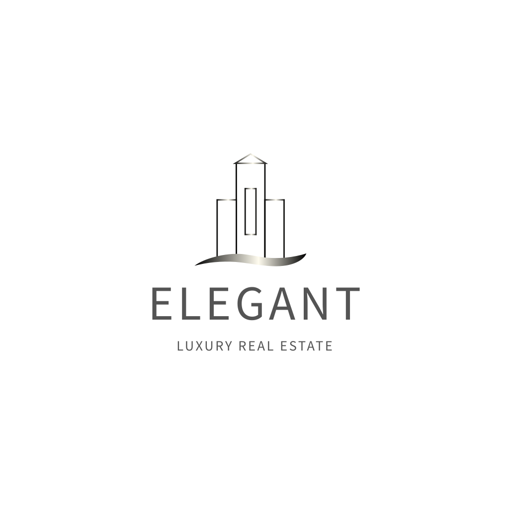 Silver Building Luxury logo Silver Building Luxury logo
