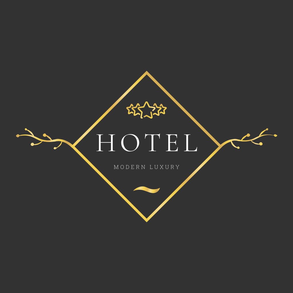 Golden Rhombus Luxury logo Golden Rhombus Luxury logo