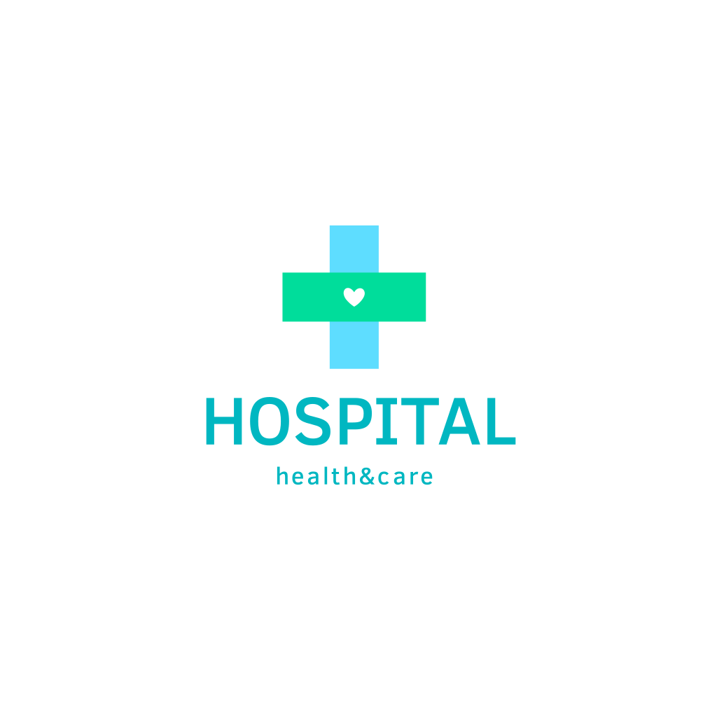 Medical hospital logo with cross Logo - Turbologo Logo Maker