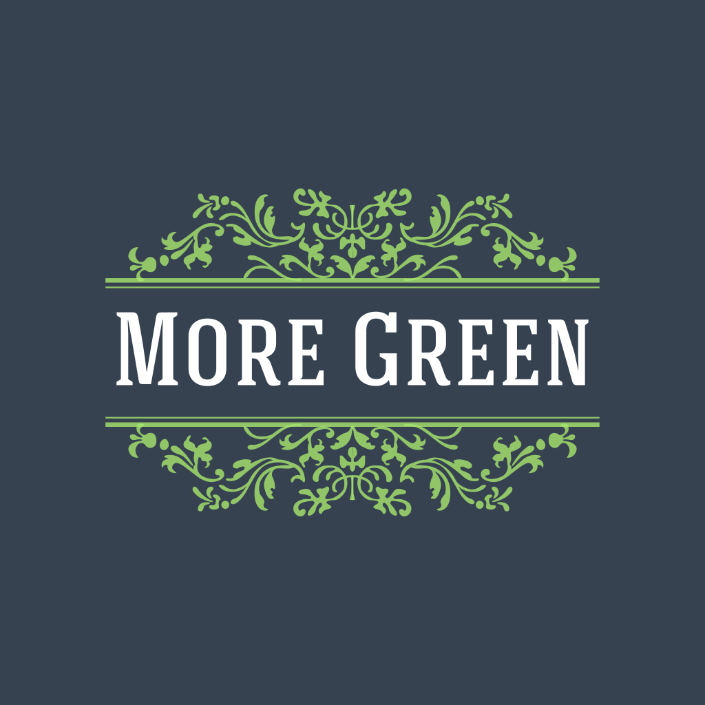 Декоративный Зеленый Логотип