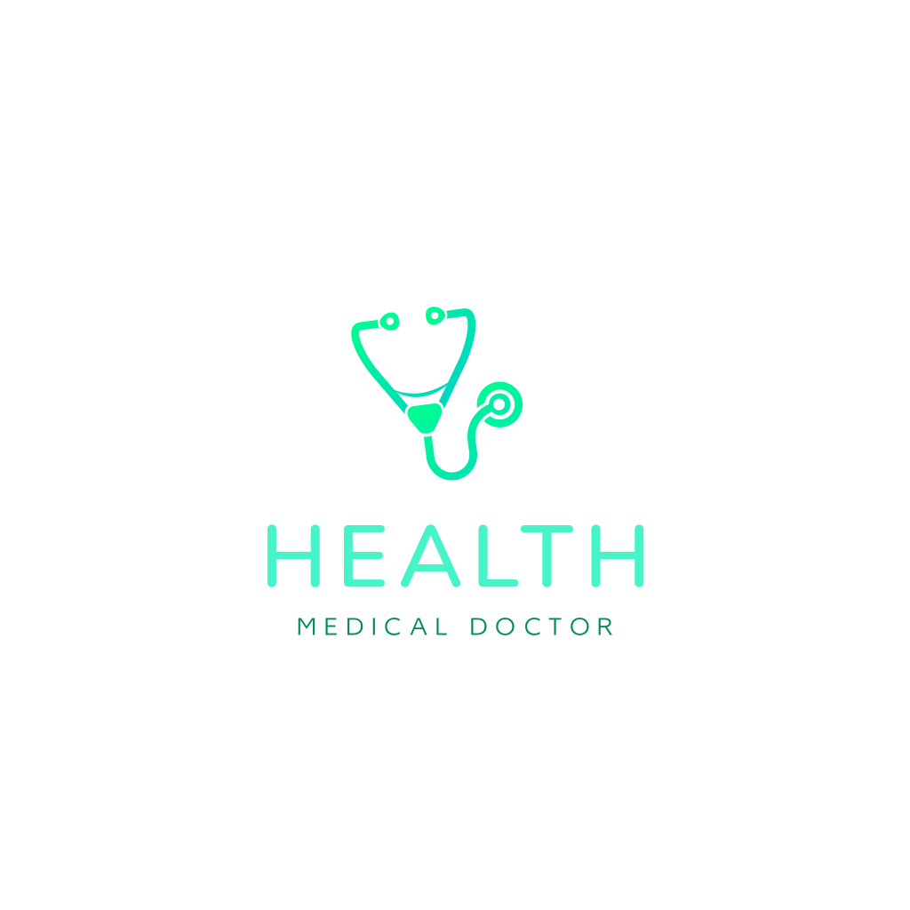 Medical doctor logo with stethoscope Logo - Turbologo Logo Maker