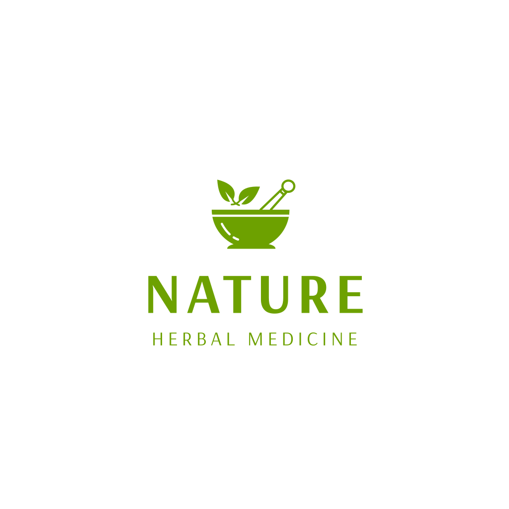 Natural herbal medicine logo - Turbologo Logo Maker