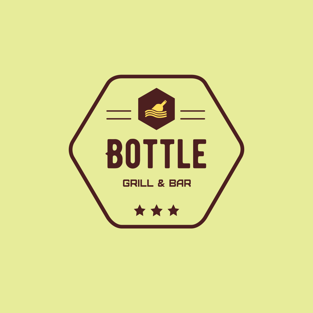 Бутылка Изображения Бар Логотип