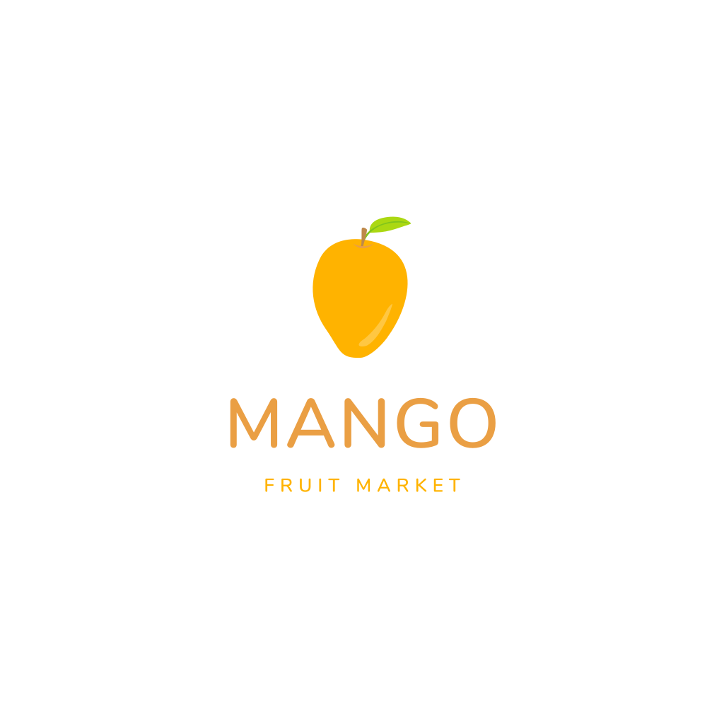 Gelbes Mango-logo