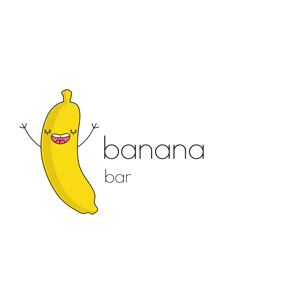Cute Yellow Banana logo Cute Yellow Banana logo