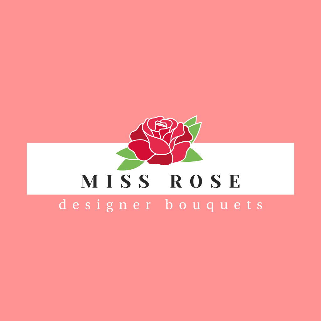 Modello Di Logo Rosa Rosa