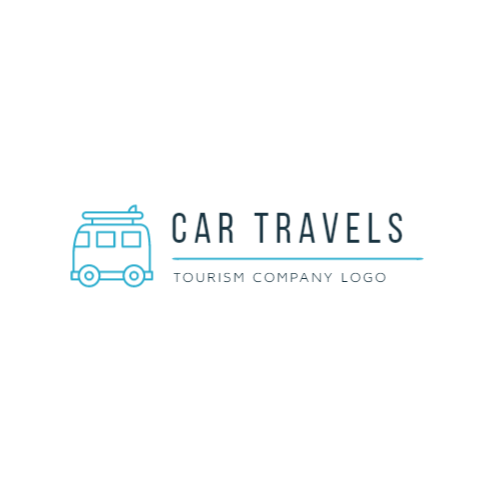 Blue Bus Travel Logo - Turbologo Logo Maker