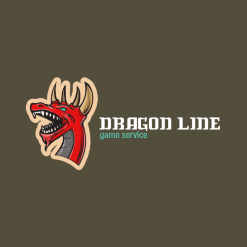 Plantilla de logo de dragón