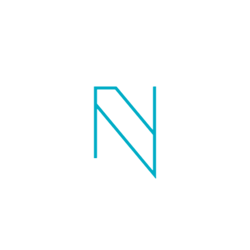 Geometric Letter N logo Geometric Letter N logo