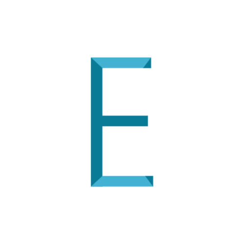 Logo Bleu Lettre E Logo Bleu Lettre E