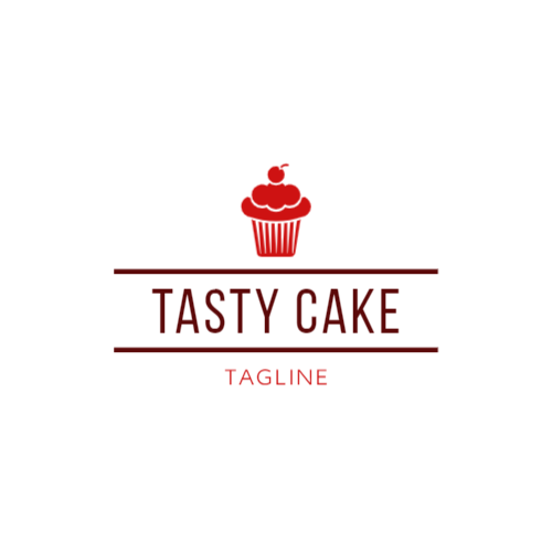 Premium Vector | Cake shop logo design tempate