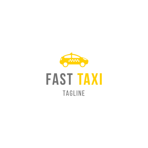 Taxi Coche Y Logotipo De Geolocalización - Creador de Logos Turbologo