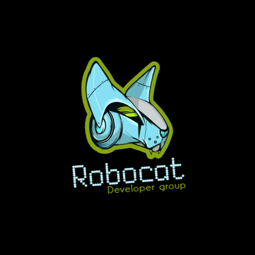 Robot Cat Gaming logo Robot Cat Gaming logo